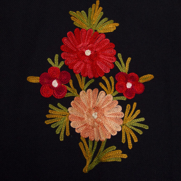 Black Aari Cashmilon Short Jacket - Image 3