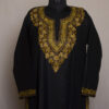 Black Summer Cool Cotton Aari Kurta