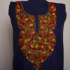 Dark Blue Nehvi Cotton Aari 2Pc Suit