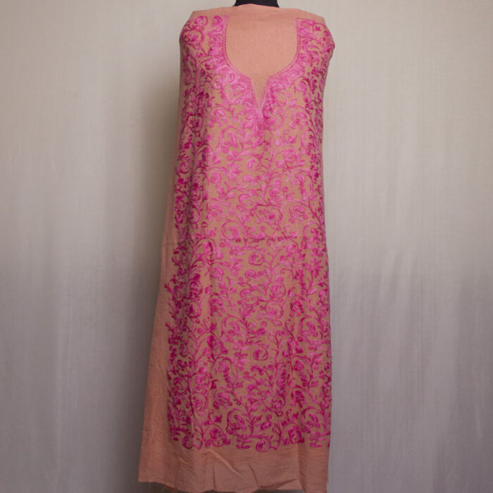 Crush Cotton 2pc Suit with Aari Work - Image 2