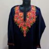 Blue Wazul Posh Cashmilon Ari Pheran
