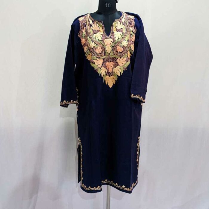 Blue badaam Cashmilon Ari Pheran - Image 2