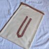 Men Unstitched Kurta Pyjama Cream