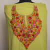 Green Cotton Aari Work 2Pc Suit