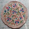 Guleb Handmade Aari Embroidered Namda Rug 3ft