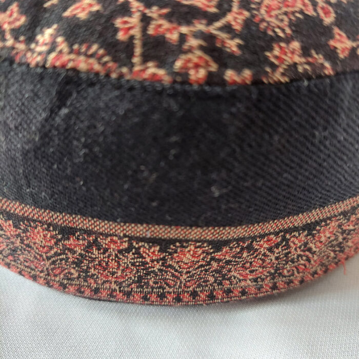Black Shah Makhdoomi Kani Cap - Image 3