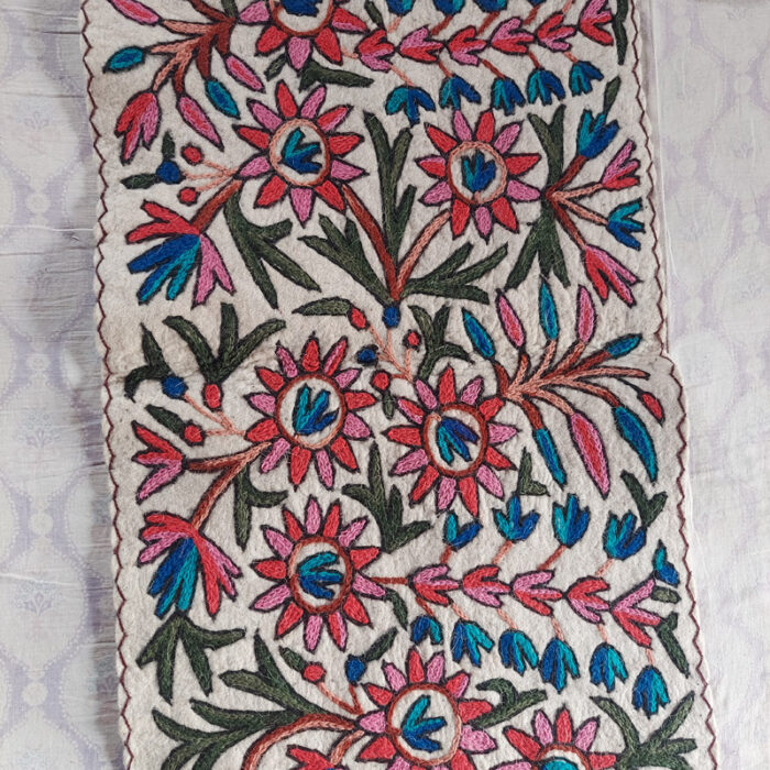 Beautiful Double Work Namda Runner Rug 6x2 - Image 3