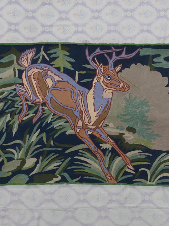 Deer Wool Wall Art/Hanging 3x2