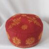 Maroon Pure Pashmina Hand Sozni Cap