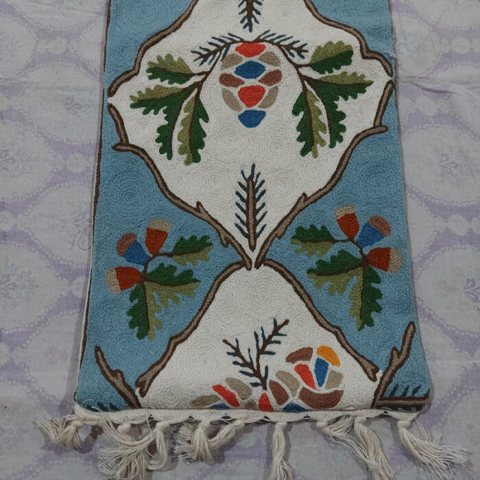 Aabi Chainstitch Wool Handmade Runner 5x1 - Image 2