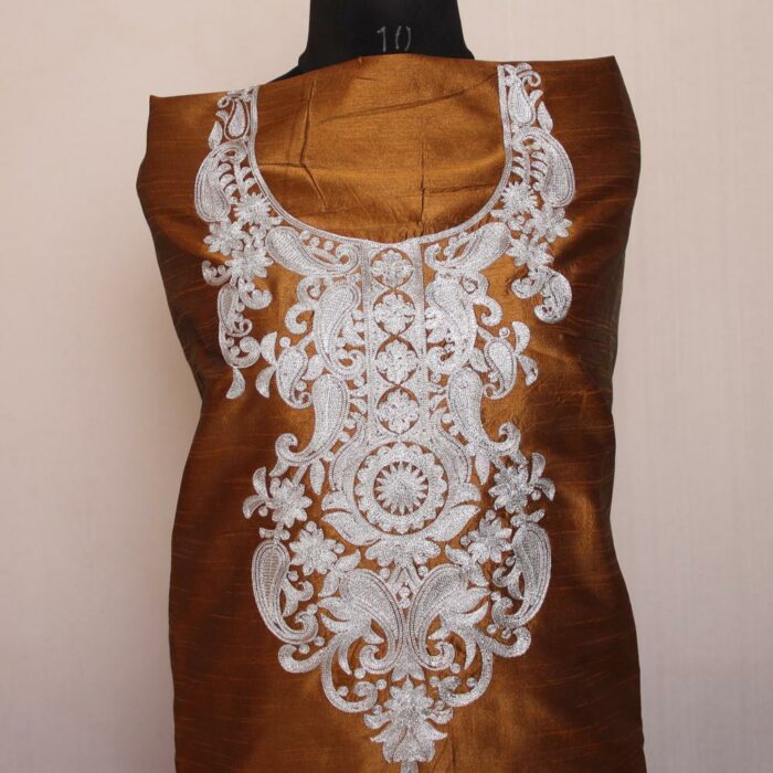 Silk Zari Work 2Pc Suit - Image 2