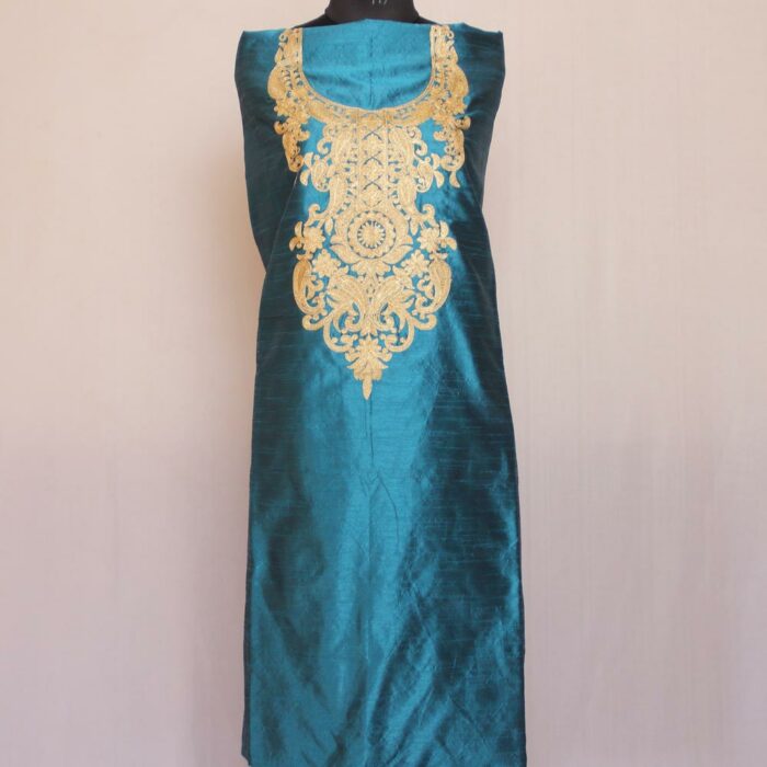Ferozi Silk Zari Work 2Pc Suit