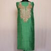 Green Silk Tilla Work 2Pc Suit