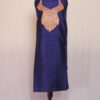 Dark Blue Silk Tilla Work 2Pc Suit