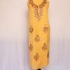 Mustard Crush Cotton 2pc Suit with Aari Work