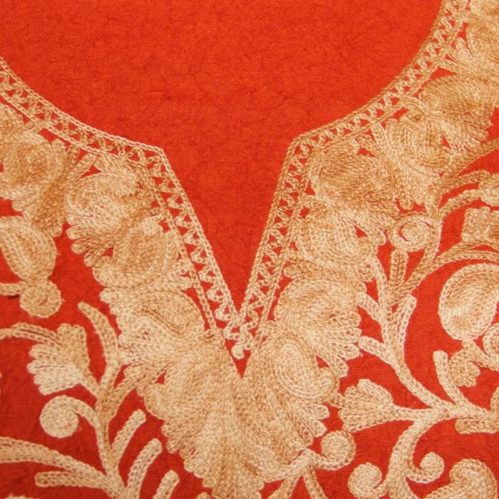 Crush Cotton 2pc Suit with Aari Work - Image 3