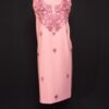 Pink Badami Ruby Cotton 2pc Suit with Aari Work