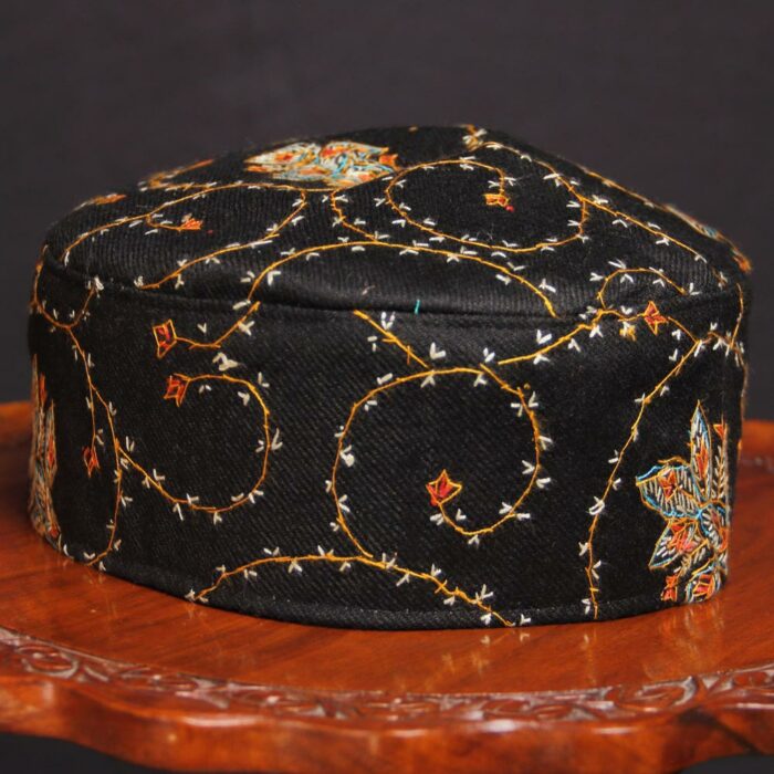 Black Sozni Handwork Cap