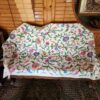 Posh Jael Sofa Throw or Cover with Hand Crewel Embroidery
