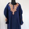 Navy Blue Ruby Cotton Tilla Kurta with Pant
