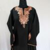 Black Ruby Cotton Tilla Kurta with Pant