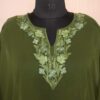 Green Georgette Aari Work Kaftan Top L46