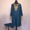 Blue Ruby Cotton Tilla Kurta with Pant