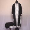 Black Ruby Cotton Kashmiri Ari Co-ord Set