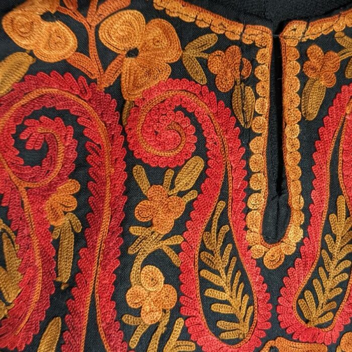 Black Ruby Cotton Aari Kurta Wazul Badam Che - Image 2