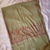 Green Crepe Sozni Embroidered Saree
