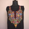 Luxe Black Ruby Cotton 2pc Suit with Aari Hand Work