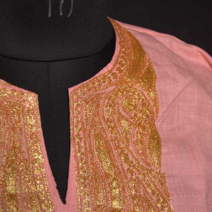 Pink Summer cool Tilla kurta - Image 3
