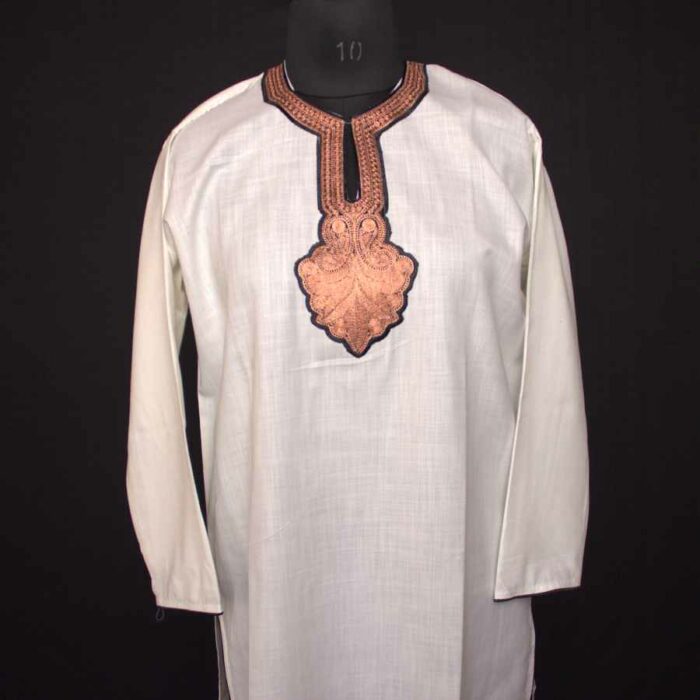 White Ruby Cotton Tilla kurta - Image 2