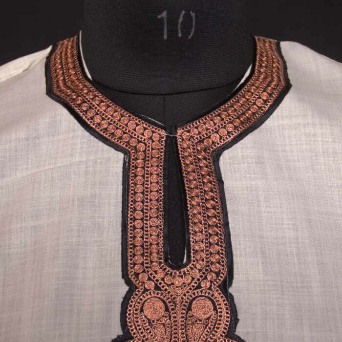 White Ruby Cotton Tilla kurta - Image 3