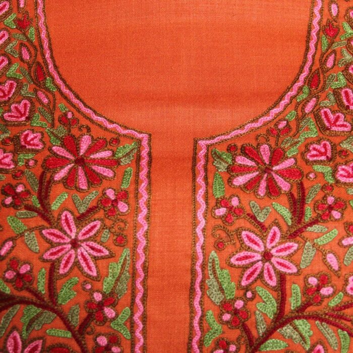 Kesari Ruby Cotton 2pc Suit with Aari Hand Work - Image 3