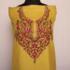 Green Ruby Cotton 2pc Suit with Aari Hand Work