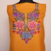 Mustard Shahi Ruby Cotton 2pc Suit with Aari Hand Work