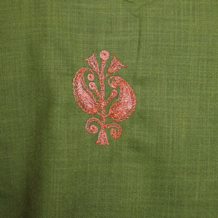 Green Ruby Cotton Tilla Kurta 3XL - Image 3