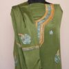 Luxe Green 3Pc Crepe Suit with Hand Sozni & Tilla Embroidery