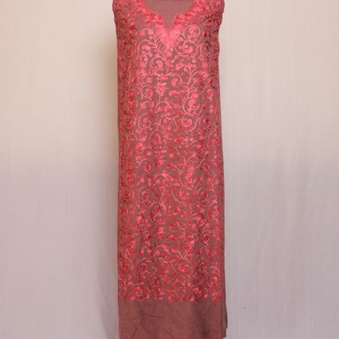 Gurezi Crush Cotton 2pc Suit with Aari Work