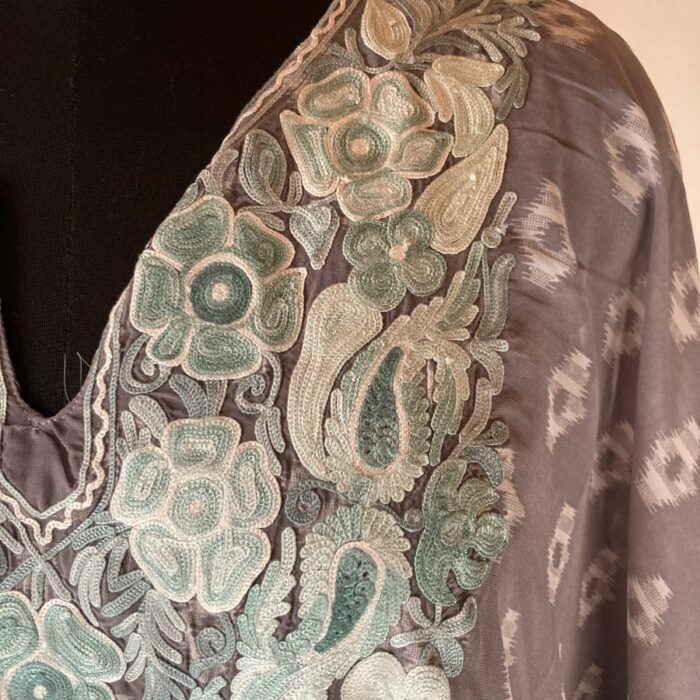Georgette Aari Work Kaftan Top L53 - Image 2