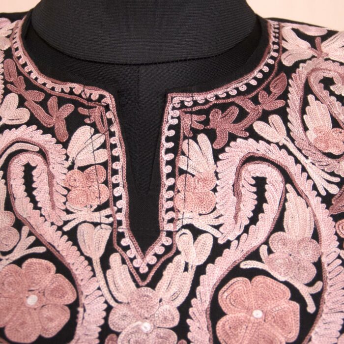 Black Ruby Cotton Aari Summer Kurta - Image 3