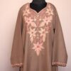 Khaki Color Ruby Cotton Aari Kurta