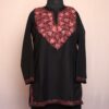 Black Harud Pun Ruby Cotton Aari Short Kurti