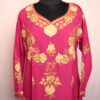Pink Summer Cool Cotton Aari Kurta
