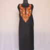 Black Harud Boni Pun Ruby Cotton 2pc Suit with Aari Work