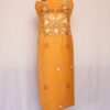 Mustard Yellow Chinari Ruby Cotton 2pc Suit with Aari Work