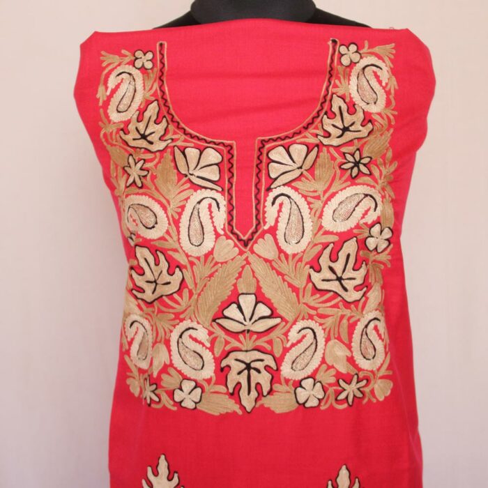 Ruby Cotton 2pc Suit with Aari Work - Image 3