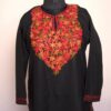 Shameeri Black Ruby Cotton Aari Kurta
