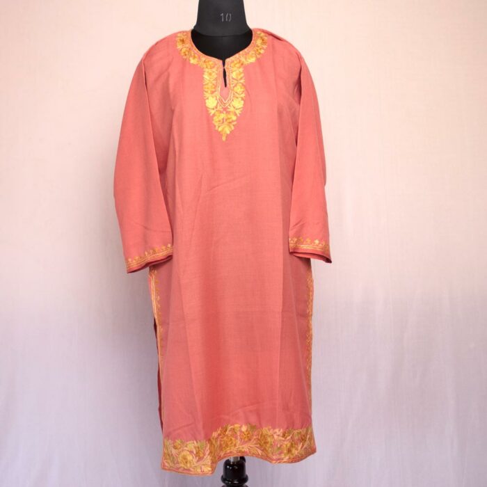 Light Pink Summer Cool Cotton Ari Kurta - Image 2